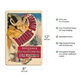 thumbnail image 2 of Bonnard-Bidault Printers - Paris France - Vintage French Advertising Poster by Jules Chéret c.1887 - 8 x 12 inch Vintage Wood Art Sign, 2 of 4