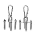 thumbnail image 4 of HORIALENCE 2Sets Durable and Reliable Hammock Chair Mounting Bracket for Home Decor, 4 of 6