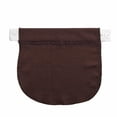 thumbnail image 1 of Maternity Pregnancy Waistband Belt Adjustable Elastic Pants Extended Button, 1 of 4