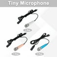 thumbnail image 3 of 3 Pcs Mini Microphone, Mini Mic Tiny Microphone Phone Type C Mic Small Microphone for Record Phone Voice, Silver/Hot Pink/Blue, 3 of 6