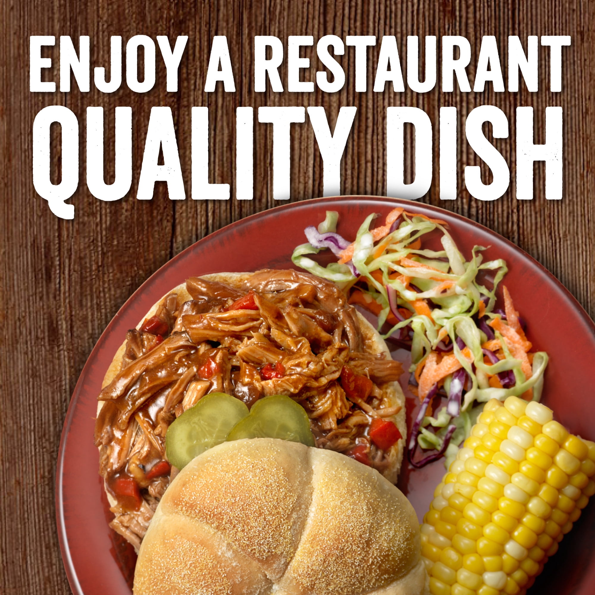 Campbell's Slow Cooker Sauces Apple Bourbon Pulled Pork, 13 oz.