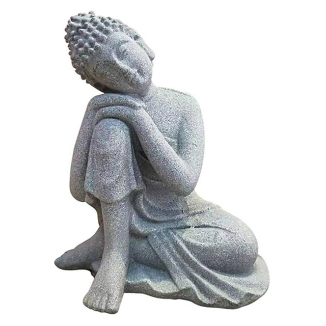 DOLITY Buddha Statue Figurine Bureau Table Docteur Ornement Petit, Buddha Endormi
