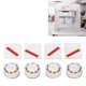 thumbnail image 5 of Kit De Pies Antivibración Para Impresora 3D, Almohadilla De Goma Para Pies De Impresora 3D De Fácil Montaje, 4 Piezas Resistente A Arañazos Para Manualidades, 5 of 7
