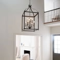 thumbnail image 3 of 42591NI Kichler Lighting Larkin - 8 light Foyer Chandelier - with Traditional inspirations - 47.75 inches tall by 24 inches wide-Brushed Nickel Finish, 3 of 4