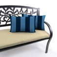 thumbnail image 2 of Jordan Manufacturing 12" x 18" Preview Capri Blue Stripe Rectangular Outdoor Lumbar Throw Pillow (2 Pack), 2 of 8