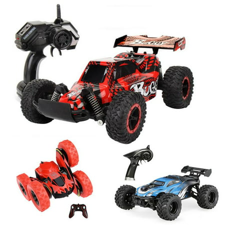 1/28 Scale Electric RC Stunt Car Off Road High Speed Racing Toy Cars with 2.4Ghz Remote Control Gifts for Kids Child