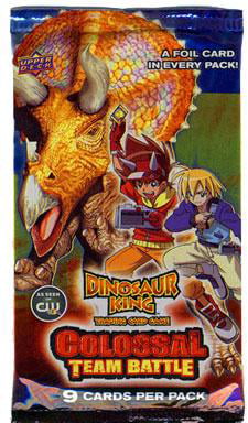 Dinosaur King Trading Card Game Series 6 Time Warp Adventures Booster Pack