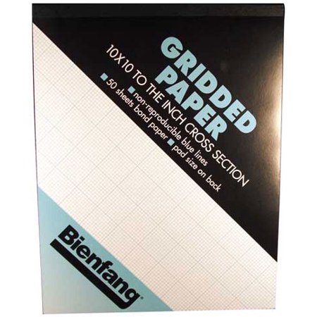 bienfang cross section paper pad 4x4 grid 11 x 17 walmart com
