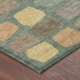 thumbnail image 3 of Addison Rugs Chantille Indoor/Outdoor Transitional Squares Basil Machine Washable Round Rug, 8' x 8', 3 of 8