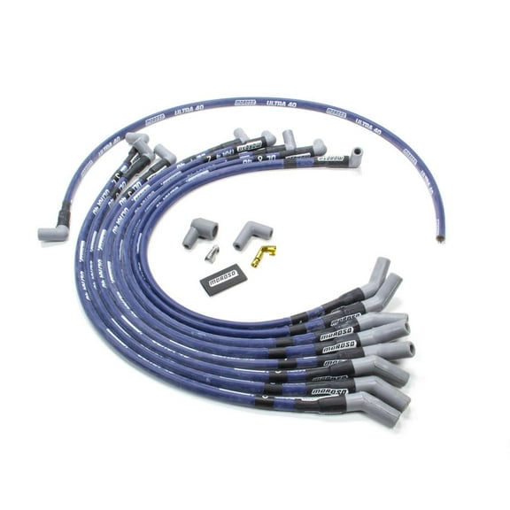 Moroso for Ford 302 Ignition Wire Set - Ultra 40 - Sleeved - HEI - 135 Degree -