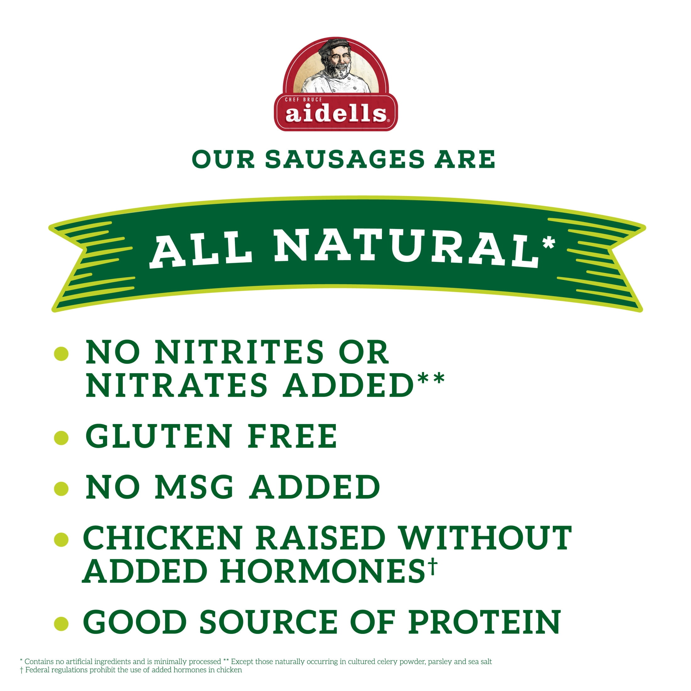 Aidells Italian Style Smoked with Mozzarella Cheese Chicken Sausage Links, 12 oz, 4 Count