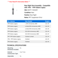 thumbnail image 2 of Rear Right Strut Assembly - Compatible with 1996 - 1999 Subaru Legacy 1997 1998, 2 of 2