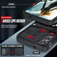 thumbnail image 4 of LeYi for Samsung Galaxy S24 Plus Case, Slide Camera Cover Protection,Military Grade Shockproof,Black, 4 of 7