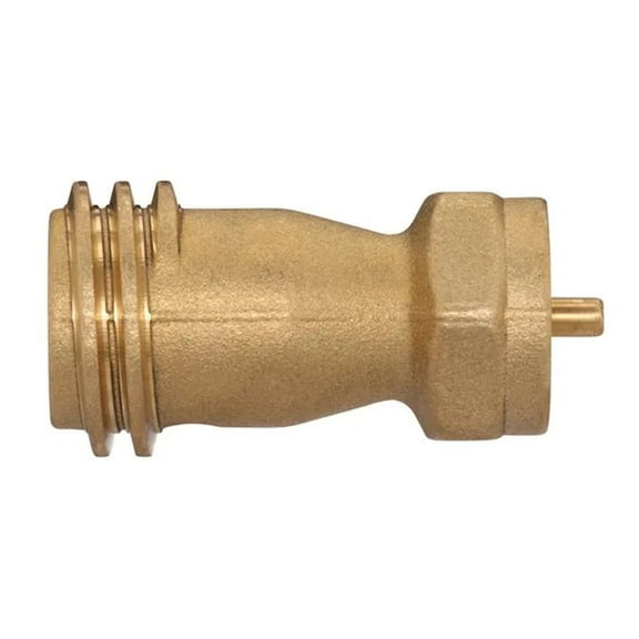 Nexgrill 1LB to 20LB Propane Tank Adapter – Heavy-Duty Brass Fitting for Small Gas Tanks – Ideal for BBQ, Tailgating, Camping, Outdoor Grilling – 711-0006