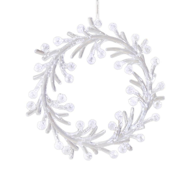 Decoraciones para es de Navidad con copos de nieve, decoraciones colgantes para el hogar, sala de estar, jardín, de Navidad, fiesta, granja Estilo B
