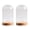 6x10cm, variant on Pack of 2 Miniature Glass Cloche Dome with Cork Base for Decorative Display and Dustproof Terrariums Glass Bells Jar