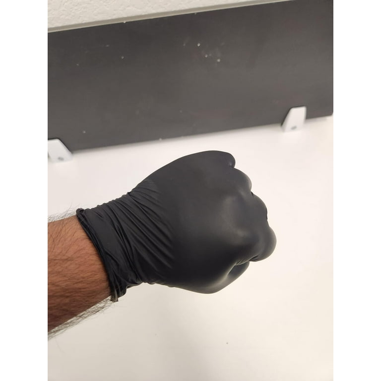 Diska Nulife Black Nitrile Disposable Gloves Latex Powder-Free