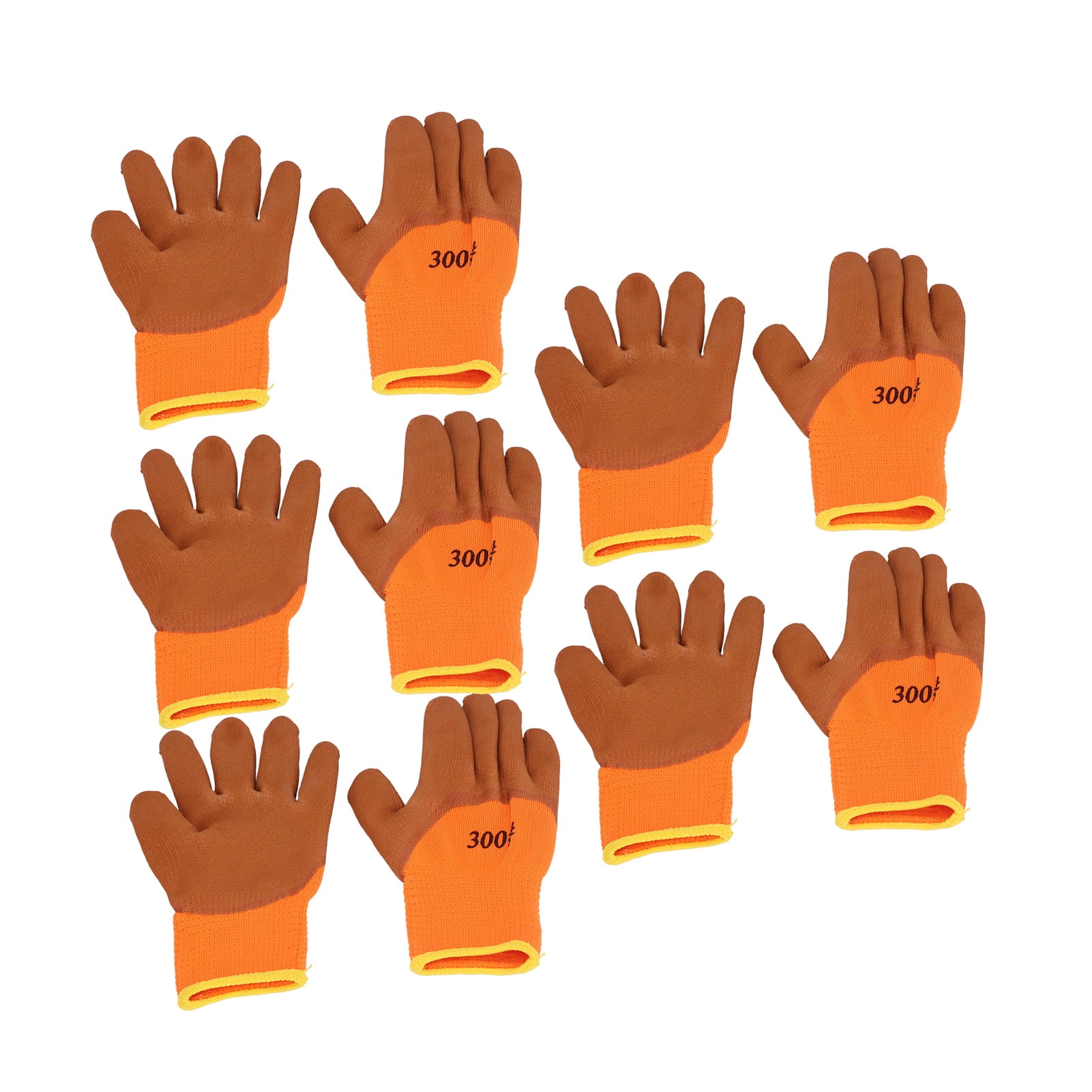 Winter Work Gloves, 5 Pairs Hand  Thermal Gloves  for Mechanical Maintenance