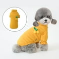 thumbnail image 3 of Pet Puppy Pullover Skin-Friendly, Warm Short Sleeve Shirt with Solid Color Dress-Up for Small Dogs, 3 of 8