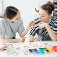 thumbnail image 7 of Jiaroutk 19500PCS 144 Colors Clay Beads for Bracelets Making Kit (6mm), Polymer Heishi Beads with Charms Gifts for Teen Girls Crafts for Girls Ages 8-12(Multicolor), 7 of 7