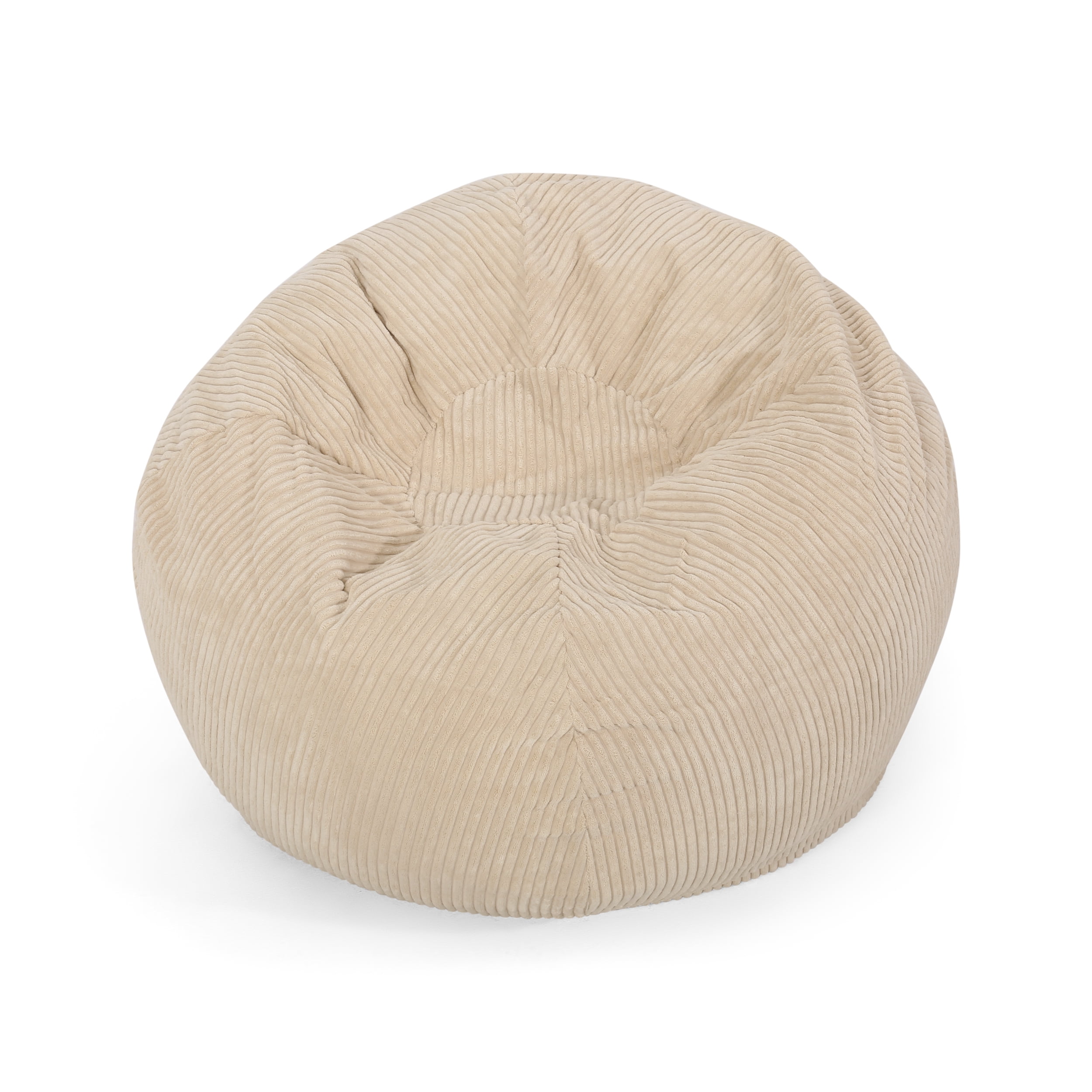 Noble House Adrian Bean Bag Chair, Ivory