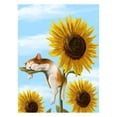 thumbnail image 1 of Kit De Pintura 5D Para Adultos Y Niños, Kit Digital De Arte De Girasol Diy Con Accesorios, Bordado De Punto De Cruz, Girasol Con Imagen De Gato Para Decoración De Pared Del Hogar Kearding HA035928-00, 1 of 6