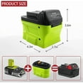 thumbnail image 5 of Battery Converter Adapter For Ryo.bi 18V Li-ion Battery Convert to For Mil/waukee 18V Power Tools, 5 of 10