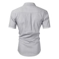 thumbnail image 4 of Camiseta de manga corta para hombre a la moda, ropa de abrigo holgada con frente abierto, blusa vaquera, abrigo, Tops Fridja  hkj1992, 4 of 4