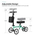thumbnail image 2 of ELENKER Economy Knee Scooter, Steerable Knee Walker, Foldable Scooters for Foot Injuries Best Crutches Alternative Green, 2 of 8