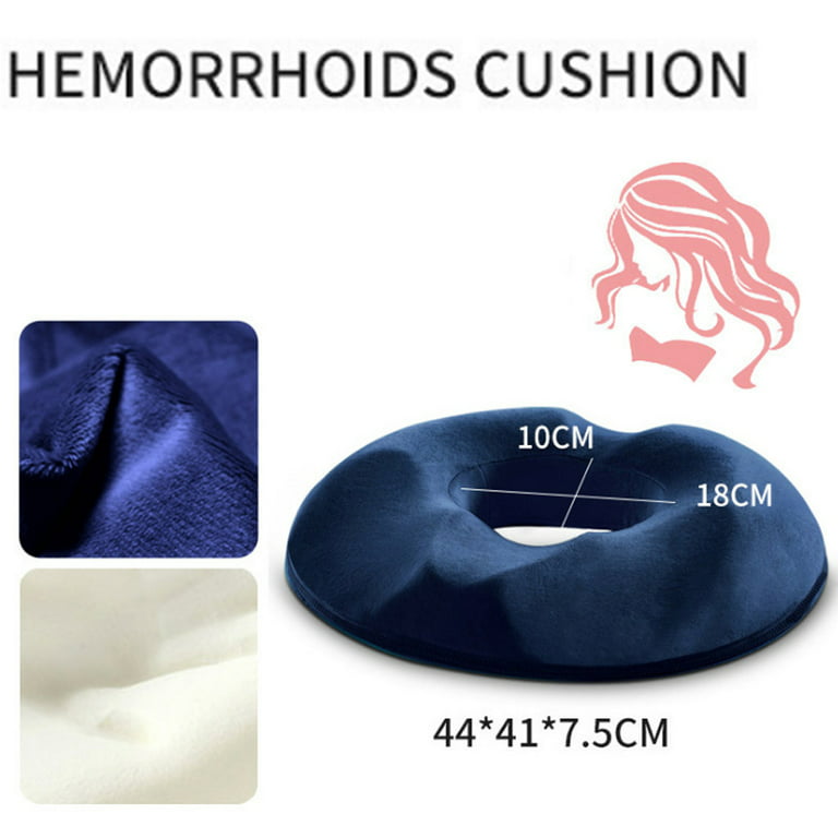 Trickonometry Donut Seat Cushion: Orthopedic Pillow for Tailbone/ Butt,  Lower Back, Hemorrhoid, Bed Sores, Pressure/ Pain Relief, Pregnancy