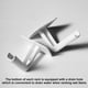 thumbnail image 2 of Soporte de papel higiénico Wosthever Estante de almacenamiento multifuncional ABS Blanco 11,6x7x2cm, 2 of 6