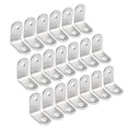 thumbnail image 1 of Unique Bargains 20 Pcs 30mmx30mmx16mm Joint d'Angle en Acier Inoxydable en Forme de L, 1 of 1