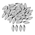 thumbnail image 3 of Cucharas de pesca con mosca Cola 100 Uds lentejuelas cebos Crankbait Plata S, 3 of 8