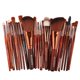 thumbnail image 2 of 22 piezas de maquillaje de ojos shamjiam Pinceles de madera Nylon, 2 of 8