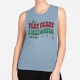 thumbnail image 2 of Very Merry Firefighter Women's Muscle Tank Large Stonewash Denim, 2 of 5