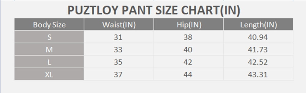 PUZTLOY Men Cargo Pants work Joggers Sweatpants Casual Hiking baggy Workout Drawstring Pants with Multi Pockets Black