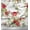 White, variant on Soimoi Cotton Duck Fabric Leaves,Red Berries & Rose Floral Printed Craft Fabric by The Yard 42 Inch Wide