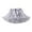 Gray, variant on hoksml Girls Solid Color Pettiskirt Tutu, Elastic Waist Fluffy Multi Layered Tulle Skirt with Satin Bow for Party and Dress Up