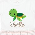 thumbnail image 4 of Inktastic Little Turtle Girls Toddler Dress, 4 of 5