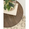 thumbnail image 4 of Kate and Laurel Wegner Traditional Wooden Round Side Table, 16 x 26, Brown, Elegant and Durable Pedestal Table for Use as Living Room End Table, Plant Stand, or Bedroom Nightstand, 4 of 9