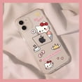 thumbnail image 2 of Sanrio Hello Kitty Case For iPhone 15 14 Plus 13 11 12 Pro Max Mini XS XR 7 8 Plus SE2 Shockproof Transparent POCHACCO Cover Y2K, 2 of 5