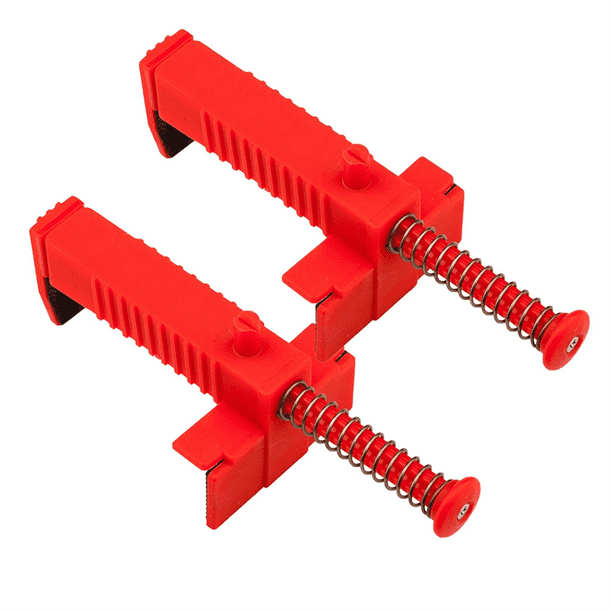 Cajón de Alambre para Albañilería, Nivelador de Ladrillos, Extractor de Líneas para Construcción, Fijador de Edificios, Herramientas de Medición, Color Rojo, 2 Piezas