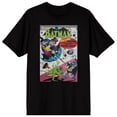 thumbnail image 7 of Batman DC Comic Book Cover Art Batman Vs. Penguin Men's Black Short Sleeve Tee, 7 of 7