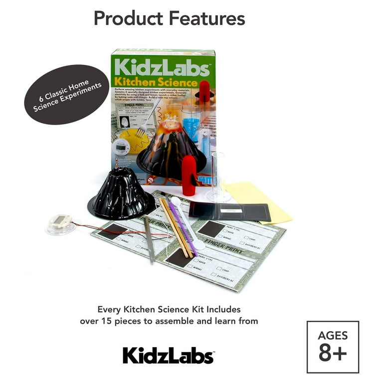 4M Kitchen Science Kit DIY Chemistry Experiment Lab Stem Toys Gift for Kids Teens Boys Girls 3806