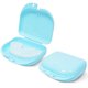 thumbnail image 1 of Retainer Case 2pcs Odorless Mouth Guard Case Ventilated, Durable & Hygienic for Carrying and Protecting Braces3.14 inch (Bluish), 1 of 4