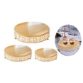 thumbnail image 3 of 3 / de soportes para tartas, bandejas para servir dulces y cupcakes, tarta de tarta de repostería, de postre de Oro, 3 of 9