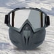 thumbnail image 1 of Gafas de seguridad para ciclismo con mascarilla extraíble, antivaho, resistentes al viento, para hombres y mujeres, 1 of 5