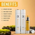 thumbnail image 5 of GK HAIR Global Keratin Moisturizing Shampoo and Conditioner Sets (10.1 Fl Oz/300ml) with Anti Frizz Serum Argan Oil (1.69 Fl Oz/50ml) for Dry Damaged Repair- All Hair Types Sulfate Paraben Free Unisex, 5 of 8