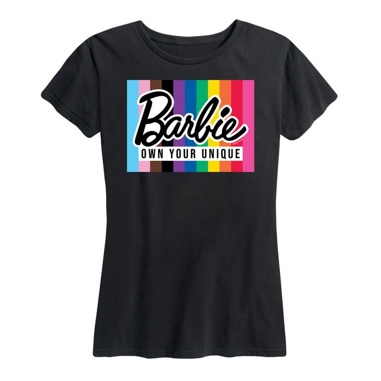 ontvangen vlees Verenigde Staten van Amerika Barbie Pride - Own Your Unique - Women's Short Sleeve Graphic T-Shirt -  Walmart.com