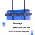 thumbnail image 3 of kurtrusly Roues 43L Tige - Grande Capacité Camping multi-Poches Sac PP Roue Tissu Oxford Imperméable Durable pour Camping Noir, 3 of 6
